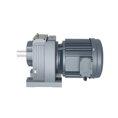 Right angle K S F R series bevel helical gear reducer gearbox Solid hollow Shaft