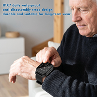 Montre connectée GPS 4G VFA109S avec appels vidéo et surveillance de la santé pour les personnes âgées, montre connectée d'urgence SOS