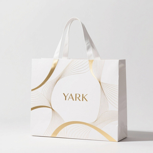 Sacs d'emballage pour épicerie à emporter en kraft recyclable, sacs en papier personnalisés pour la livraison de nourriture en restaurant - Product Image 6