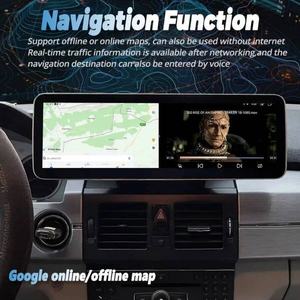 Reproductor Multimedia Estéreo para Automóvil con Pantalla Dividida de 14.9 Pulgadas, Android 14 para Mercedes Benz GLK 280 GLK300 GLK350 GLK260 X204 2009-2015 - Product Image 6