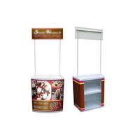 Meilleures ventes en gros Exposition publicitaire Pop up Promotion Table d'affichage pliante Comptoir Table de promotion