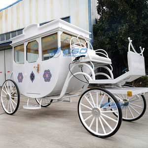 Carruaje Real Eléctrico Clásico de Lujo para Boda de Princesa, Color Personalizado, Estructura de Acero Sólida, Transporte Especial - Product Image 3