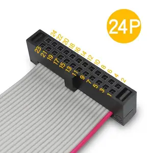 2651 28 AWG 24 pin IDC phẳng Ribbon Cáp