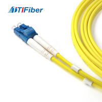 Cable de Fibra Óptica 3M 5M LC UPC Dúplex Simplex OS2 Monomodo G652 G657, 2 Hilos 9/125μm, para Uso FTTH FTTR