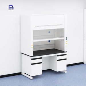 Equipo de campana de humos resistente al ácido gases químicos de escape campana de laboratorio PP personalizado - Product Image 1