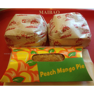 Boîte d'oreiller en papier kraft jetable pour emballage culinaire pour tarte aux pommes Taro Ananas Tarte & Pâtisserie occidentale Tartes aux fruits - Product Image 6