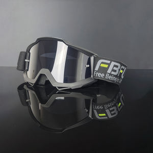Lunettes de <span class=keywords><strong>moto</strong></span> FBFU pour motocross, VTT, <span class=keywords><strong>moto</strong></span> tout-terrain, pour hommes et femmes, anti-buée, protection UV, verres sphériques remplaçables, sports cyclistes - Product Image 2