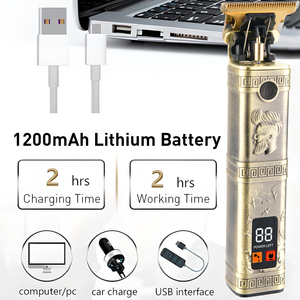 Tondeuse PRITECH Zero Gapped T-Blade Tondeuse à cheveux rechargeable sans fil pour hommes - Product Image 4