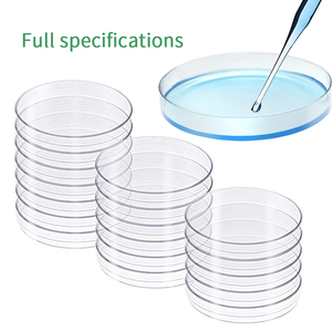 Piastra di <span class=keywords><strong>Petri</strong></span> monouso Sterile trasparente di diverse dimensioni in plastica per coltura cellulare da laboratorio con coperchio 60mm - Product Image 4