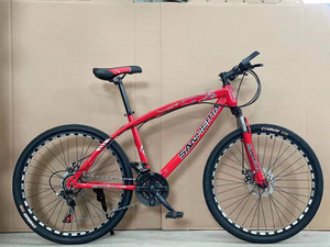 Vélo de montagne tout-terrain pour adultes, 26 pouces, système de dérailleur 21 vitesses, frein à disque, cadre antichoc, vélo d'extérieur avec bonus - Product Image 3
