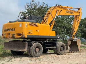 Usato 21 tonnellate <span class=keywords><strong>HYUNDAI</strong></span> 210W-7 escavatore ruote usate macchine edili <span class=keywords><strong>HYUNDAI</strong></span> 210W-7 in magazzino - Product Image 3