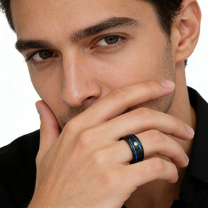 แฟชั่นเครื่องประดับแหวนสำหรับผู้หญิงเครื่องประดับแหวนสแตนเลสเครื่องประดับแหวนเครื่องประดับชุบทองแหวนหมั้นบาเกอันิลโล - Product Image 2