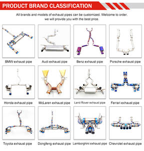 <span class=keywords><strong>Audi</strong></span> <span class=keywords><strong>TT</strong></span> MK2 2.0T Tuyau d'échappement 101 à bord roulé biseauté, tambour simple, double valve, quatre sorties, tuyau d'échappement en acier inoxydable pour la mi-queue - Product Image 6