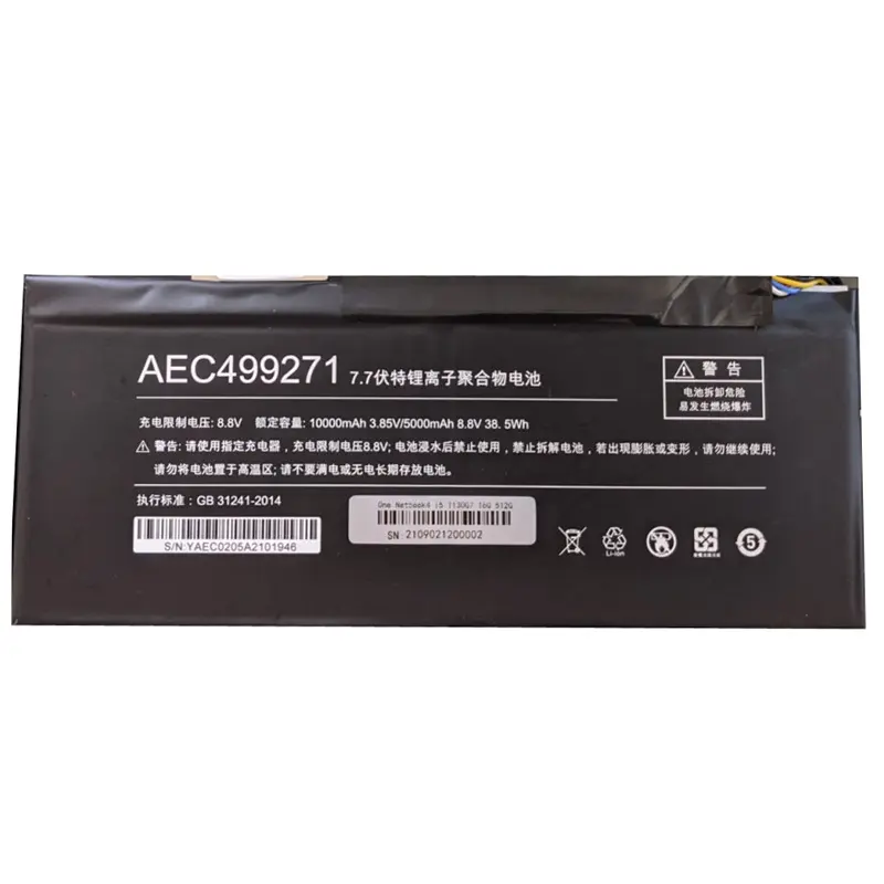 Baterai Grosir untuk Satu Netbook untuk Satu Netbook OneMix 4 One Mix 4 AEC499271 5000MAh 8.8V 38.5Wh Baru