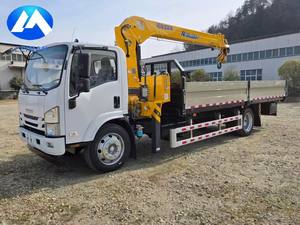 מנוף משאית SQS125-4 מתוצרת סין, מותג מוביל, 12.2 מטר, מנוף טעינה 5 טון, מנוף משאית טלסקופי ISUZU 5 טון - Product Image 5