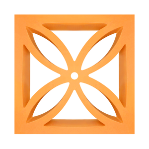 El mejor precio para ladrillos de fachada de arcilla de Vietnam tradicionales personalizados Técnica sinterizada-Azulejo de pantalla de flor de limón Hueco alto - Product Image 1