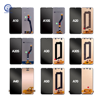 Écran tactile LCD avec cadre pour téléphone portable Samsung A10S A30S A032 A11 A125 J700 J701 S8 S9 Plus Note 8