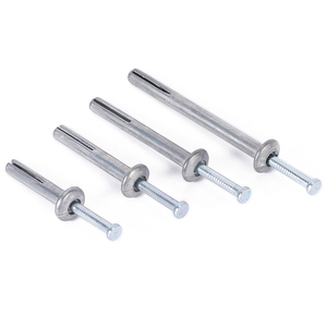 Ancre <span class=keywords><strong>à</strong></span> goujon hexagonal en acier zingué de haute qualité, professionnelle, avec rondelle pour cloison sèche, résistance <span class=keywords><strong>à</strong></span> la cisaillement de 5000 lb, boulon M12 - Product Image 3