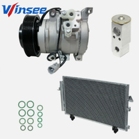 Compresseur AC 12V spécifique au véhicule pour Toyota RAV4 2.0 2.4 VVT-i 2000-2004 OEM 88320-42080 447220-3934 447180-7821 130MM 7PK