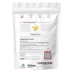 Extrait d'ail en gros d'usine, ail sans odeur, 300 gélules molles, extrait d'ail vieilli, densité osseuse améliorée, OEM disponible - Product Image 4