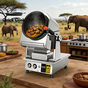 Sistema Automático Inteligente <span class=keywords><strong>de</strong></span> Alta <span class=keywords><strong>Calidad</strong></span> para Restaurantes 360 °   Máquina <span class=keywords><strong>de</strong></span> <span class=keywords><strong>Cocina</strong></span> Wok para Saltear Arroz Frito, con Rotación <span class=keywords><strong>de</strong></span> Tambor, Eléctrica/a Gas - Product Image 1