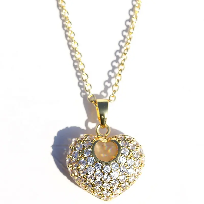 Подарок ко Дню Святого Валентина, прямые продажи с фабрики, можно настроить темпераментный простой и умный кулон 520 женское ожерелье в форме сердца