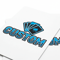Cartes à jouer en papier écologiques avec logo personnalisé, jeu de poker de marque pour cadeaux d'entreprise, cadeaux d'affaires