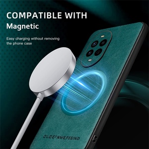 Custodia magnetica per <span class=keywords><strong>telefono</strong></span> in pelle con carica Wireless per Huawei nova 13 12 11 10 <span class=keywords><strong>9</strong></span> Pro 12 Ultra 12S/per <span class=keywords><strong>Honor</strong></span> 50 Pro <span class=keywords><strong>Cover</strong></span> morbida paraurti - Product Image 3