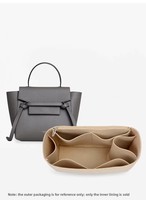 Sac de rangement grande capacité avec ceinture, insert en feutre rectangulaire Nano/Micro/Mini pour organiser les sacs