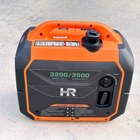 Générateur Inverter Super Silencieux 3000W Double Carburant Essence/Gaz, Centrale Électrique Portable à Démarrage Électrique Instantané