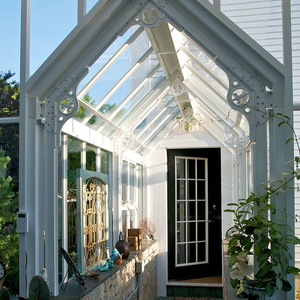 2020 Classique Style Imperméable À L'eau <span class=keywords><strong>3</strong></span> Saisons En Aluminium Cathédrale Véranda En Verre Trempé Couloir En Résidence - Product Image 3