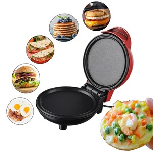 Mini gaufrier électrique antiadhésif, machine à crêpes et sandwichs pour le petit-déjeuner, plaque de cuisson portable pour pizzas et barbecues DIY - Product Image 1