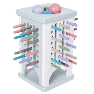 Venta caliente, torre de equilibrio de madera, dados, palo rodante, juego educativo para padres e hijos, juego interactivo, juguetes de regalo para niños - Product Image 3
