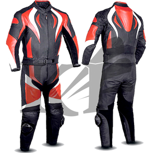 ชุดมอเตอร์ไซค์หนังคุณภาพสูงสไตล์ใหม่ ชุดแข่งรถ เยอรมนี สหรัฐอเมริกา - Product Image 3