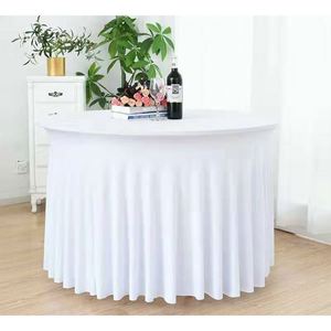 Custom White <b>Table</b> <b>Cloth</b> <b>Round</b> <b>Table</b> Clothes for Wedding - Product Image 6