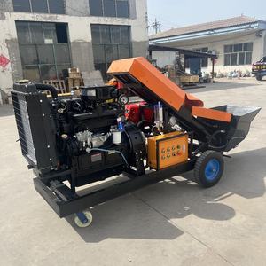 Mini Bomba de Concreto Diésel Pequeña Portátil para Transporte de Hormigón, Precio de Máquina Pumpcrete Personalizable, Bombas de Concreto - Product Image 4