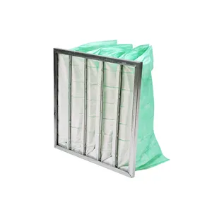 Customize size F6 hospital grade dustproof Medium bag air pocket filter for clean room