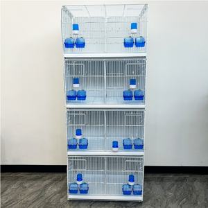 Çevre dostu paslanmaz çelik 70*42*42CM kuş kafesi ayrılabilir uçuş kafesi lüks kuş Villa büyük üreme kafesi - Product Image 6