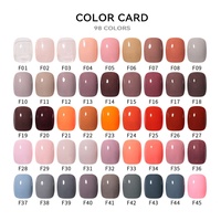 JTING Kit de vernis à ongles gel UV LED 98 couleurs très populaire, conception professionnelle pour nail art, fournisseur de gel à ongles en marque privée