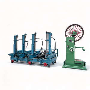 Scie à ruban verticale CNC à écran tactile MJ3212, chariot à bois de 5000 mm, déplacement à fréquence variable, pour la production de bois d'œuvre - Product Image 1