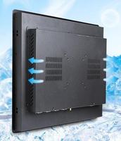 Panel de pantalla táctil de alto brillo resistente de 12 "12,1" pulgadas 800-1000nits PC resistente al agua para proveedor de quiosco al aire libre compatible con 6COM 2RJ45