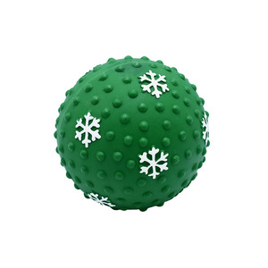 Christmas <b>Interactive</b> Movement <b>Pet</b> Chew <b>Toys</b> Bite Resistant Elastic Latex Rubber Dog <b>Toy</b> Balls Squeaky <b>Toys</b> <b>for</b> Dogs - Product Image 5