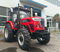 Meilleur tracteur agricole 4x4 de 140 CV pour travaux lourds, tracteur agricole de 140 CV avec 24+8 vitesses et une puissance hydraulique élevée
