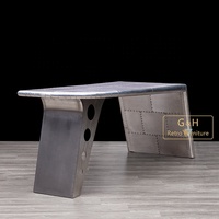 Table d'aile, bureau d'avion, Vintage, industriel