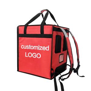 Food Delivery Food Motorcycle Bike Cooler Backpack Insulated Custom Thermal Pizza Food Delivery Bag