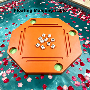 Plateau flottant en mousse EVA imperméable pour jeux de Mahjong, poker et dominos, idéal pour les fêtes au bord de la piscine ou du lac - Product Image 5