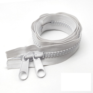 Sac de couchage de haute qualité, accessoire de tente de bateau noir avec <span class=keywords><strong>Double</strong></span> tirette coulissant extrémité ouverte #10 séparant de grandes fermetures à glissière en plastique - Product Image 4