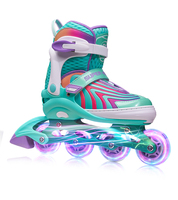 Chaussures patins à roues alignées ODM OEM vente en gros de patins à roulettes pour adultes et enfants patins à roues alignées clignotants