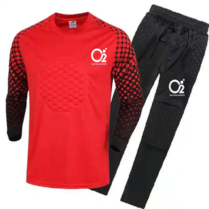Camiseta de Portero de Fútbol de Manga Larga OEM de Alta Calidad, Uniformes con Impresión Digital, Ropa Deportiva Genérica, Diseño de Logotipo Personalizado - Product Image 5