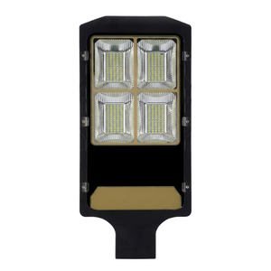 ไฟถนนโซลาร์เซลล์ LED 400W IP67 กระจกอะลูมิเนียมหล่อขึ้นรูป ติดผนัง ควบคุมด้วยรีโมท โมโนคริสตัลไลน์ 120 ลำแสง สำหรับถนน รับประกัน 2 ปี - Product Image 1